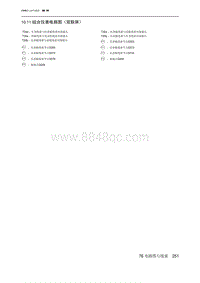 2021北京U5 PLUS 10.11 组合仪表电路图（双联屏）