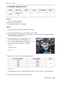 2023北京U5 PLUS A151发动机 U012600 与SAS模块通讯丢失