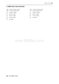 2023北京U5 PLUS 9.5 ESP车身电子稳定系统电路图