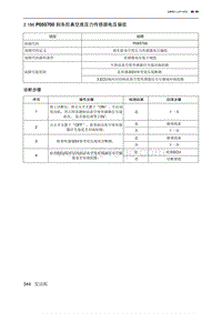 2019北京U7 A156T1发动机 P055700 刹车腔真空度压力传感器电压偏低