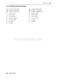 2019北京U7 10.20 后除霜及后视镜加热系统电路图