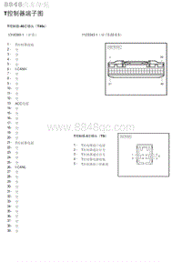 2019年北京U7T控制器端子图