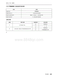 2019北京U7 A156T1发动机 P068500 主继电器开路故障