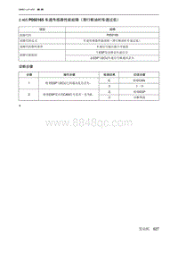 2019北京U7 A156T1发动机 P050165 车速传感器性能故障（滑行断油时车速过低）