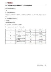 北京汽车X3 A151发动机 P1100P1101P2184P2185 蒸发器温度传感器故障