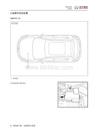 2018北京汽车X3 3 电源分布及位置