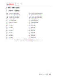 2019北京汽车X3 11 接地分布系统电路图