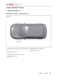 2019北京汽车X3 4 保险丝继电器盒分布及位置