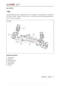 2019北京汽车X3 前悬架