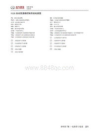 2019北京X3电路图 10.20 自动变速箱控制系统电路图