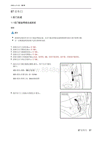 2020北京X5 87 后车门