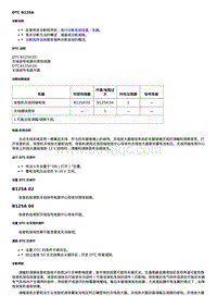 2019科鲁兹 故障诊断DTC B125A