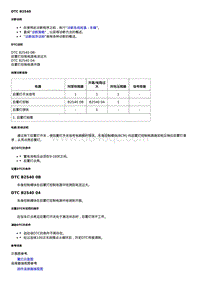 2019科鲁泽 故障诊断DTC B2540