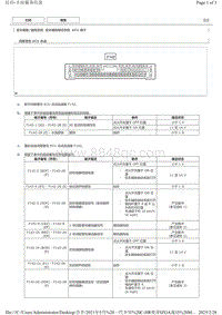 2021丰田C-HR奕泽混动 驻车辅助制动系统ECU端子图