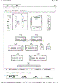 2020C-HR纯电针脚图 照明系统 ECU 端子 车外