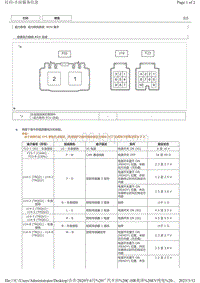 2020C-HR纯电针脚图 动力转向系统 ECU 端子