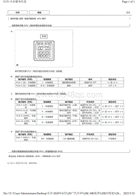 2020C-HR纯电针脚图 滑动天窗系统 ECU 端子