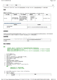 2021C-HR混动DTC P261401