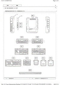 2023卡罗拉锐放锋兰达 电动门锁控制系统 ECU 端子