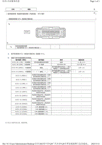 2023卡罗拉锐放锋兰达 电动驻车制动系统（汽油车型） ECU 端子