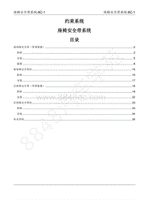 2022年江西五十铃皮卡D-MAX-安全约束系统-8C 座椅安全带系统