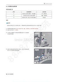 2021年极狐ARCFOX阿尔法S维修手册-6.2前滑柱总成拆装