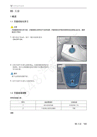 2021年极狐ARCFOX阿尔法S维修手册-1.2天窗玻璃调整