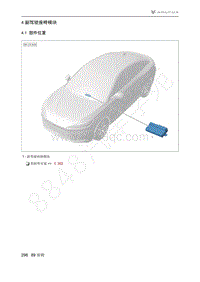 2021年极狐ARCFOX阿尔法S维修手册-4.1部件位置
