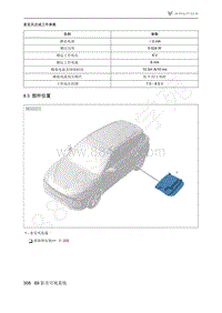 2021年极狐ARCFOX阿尔法T维修手册-8.3部件位置