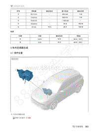 2021年极狐ARCFOX阿尔法T维修手册-3.1部件位置