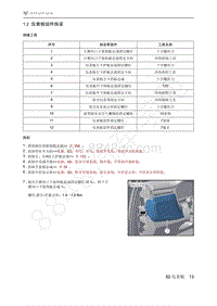 2021年极狐ARCFOX阿尔法T维修手册-1.2仪表板组件拆装