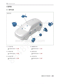 2021年极狐ARCFOX阿尔法T维修手册-4.1部件位置