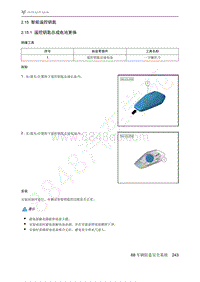 2021年极狐ARCFOX阿尔法T维修手册-2.15智能遥控钥匙