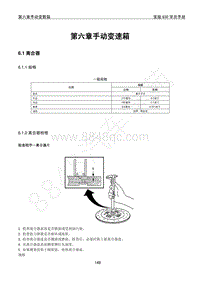 2011年宝骏630维修手册-第六章 手动变速箱