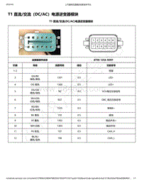 2020年款新宝骏E300和E300P电路图-T1 直流-交流 DC AC 电源逆变器模块