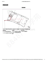 2021年款新宝骏Valli电路图-顶部线束