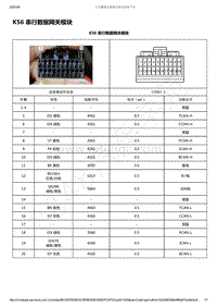 2019-2020年款新宝骏RS-7电路图-K56 串行数据网关模块