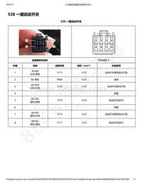 2021年款新宝骏Valli电路图-S38 一键启动开关