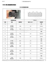 2021年款新宝骏Valli电路图-K56 串行数据网关模块