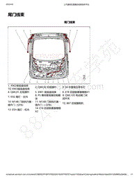 2019年款新宝骏RC-6电路图-尾门线束