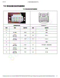 2019年款新宝骏RC-6电路图-T22 移动设备无线充电器模块