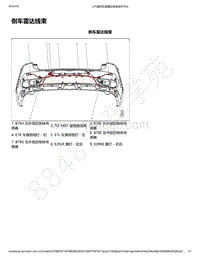 2020年款新宝骏RC-5电路图-倒车雷达线束