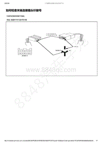 2019-2020年款新宝骏RS-7电路图-如何检查末端连接插头针脚号