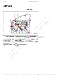 2019年款新宝骏RC-6电路图-右前门线束