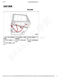 2021年款新宝骏Valli电路图-右后门线束