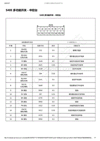 2019-2020年款新宝骏RM-5电路图-S48E 多功能开关 - 中控台