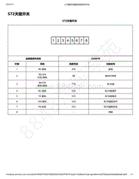 2019年款宝骏510电路图-S72天窗开关