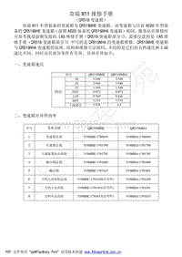 2009年奇瑞A3维修手册-04-M11变速箱