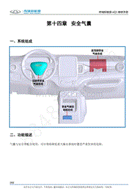 2017奇瑞eQ1新能源-14-安全气囊