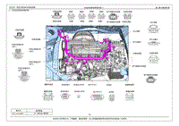 2015年奇瑞艾瑞泽M7电路图-二 发动机电喷线束插件图